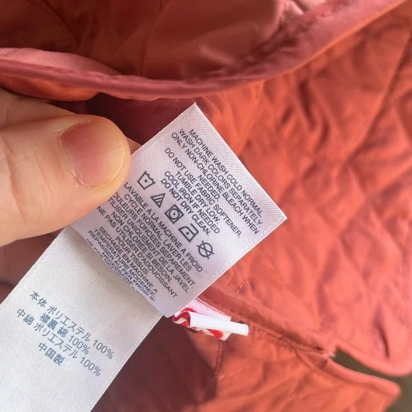 Lands End Women’s Plus‎ Quilted Primaloft Insulated Mauve Barn Jacket 2X - Picture 8 of 8